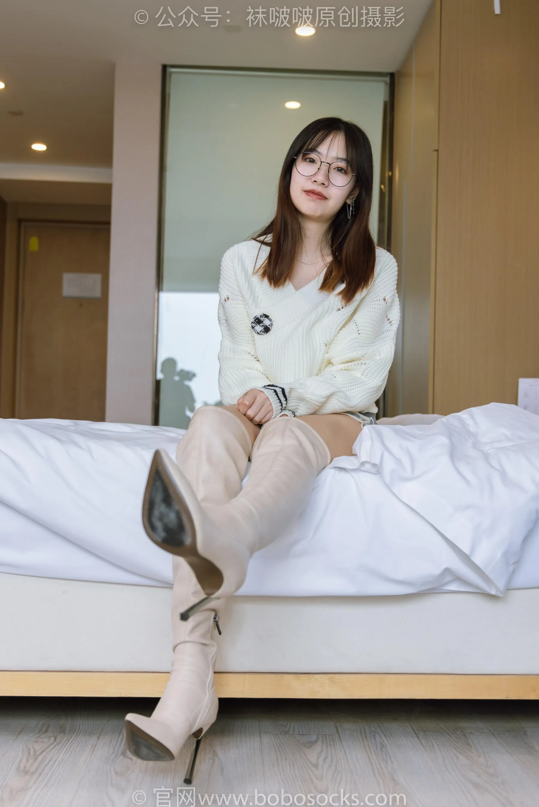 [BoBoSocks袜啵啵]NO.222 小甜豆-长靴、白棉袜、裸足 [79P]插图2